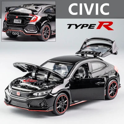 ELMAS 1:32 HONDA CIVIC TYPE-R Diecast Car Model Gift - Al Masam Stationery LLC