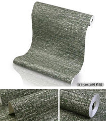 ELMAS Japanese Linen Solid Gray Wallpaper for Living Room - Al Masam Stationery LLC