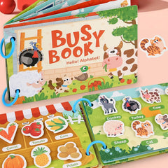 ELMAS - Montessori Baby Busy Book My First Quiet Book