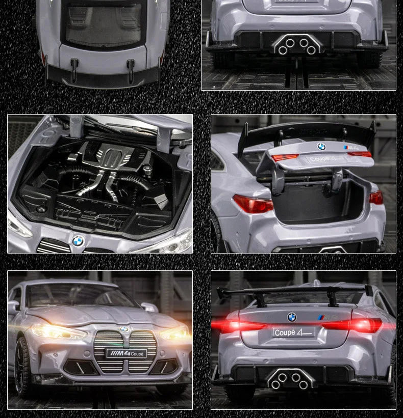 ELMAS 1:32 BMW M4 Coupe Sports Car Diecast Model Gift - Al Masam Stationery LLC