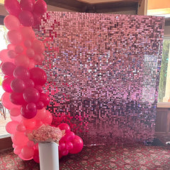 ELMAS Iridescent Silver Sequin Wall Backdrop for Parties - Al Masam Stationery LLC