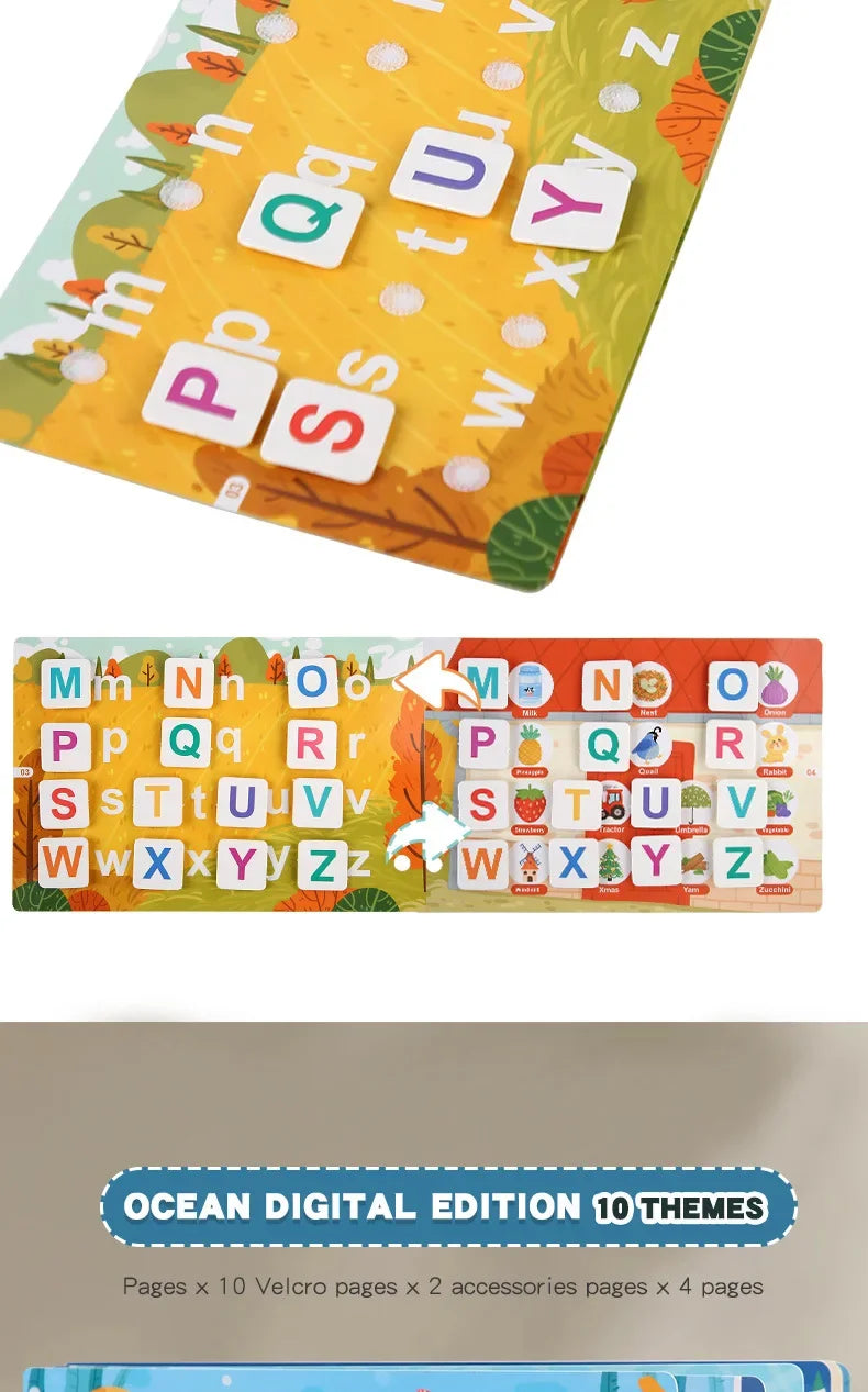 ELMAS Montessori Baby Busy Book for Early Learning Fun - Al Masam Stationery LLC