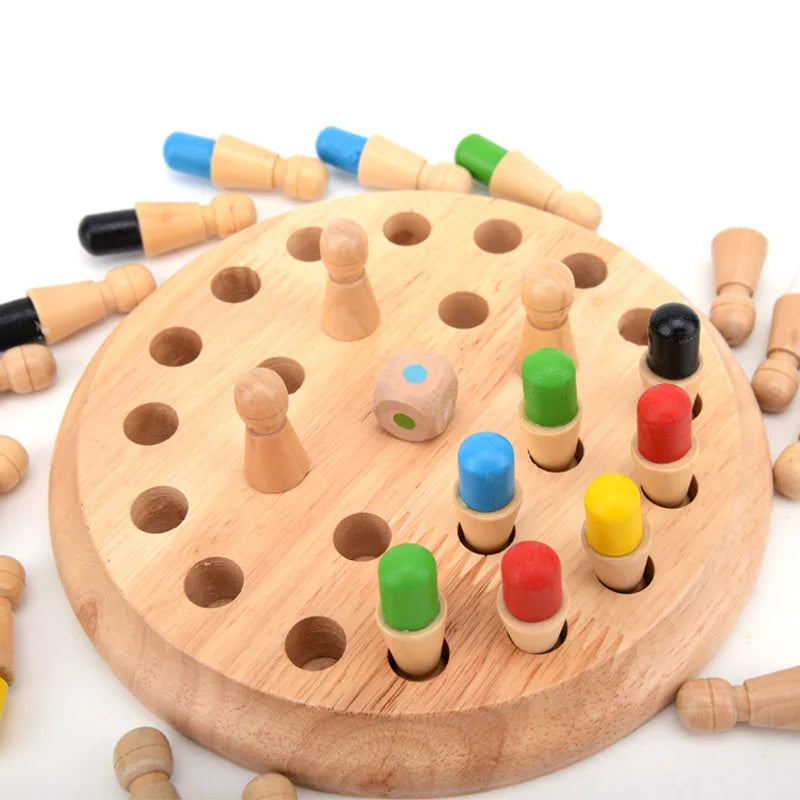 ELMAS Kids Color Cognitive Chess Game Fun Block Toy - Al Masam Stationery LLC