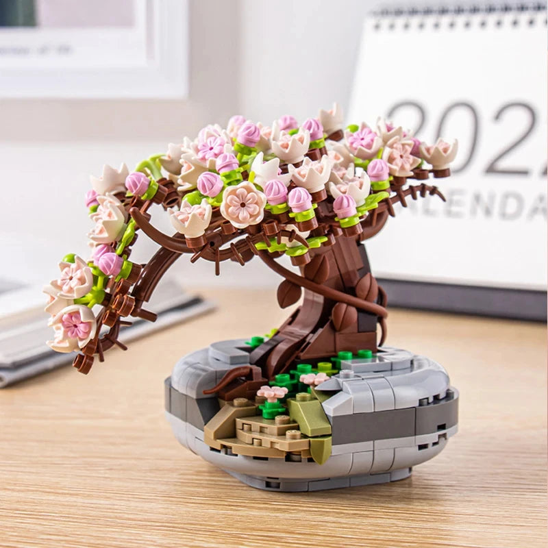 ELMAS Creative Cherry Blossom Building Block Set - Al Masam Stationery LLC