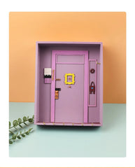 ELMAS Purple Door Friends Key Holder Wood Box Organizer