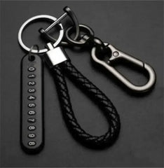 ELMAS Stylish Anti-Lost Keychain with Phone Card