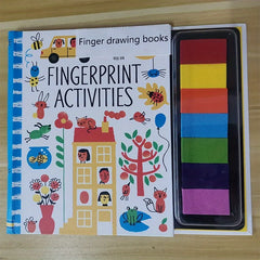 ELMAS Creative Fingerprinting & Stamping Art Book