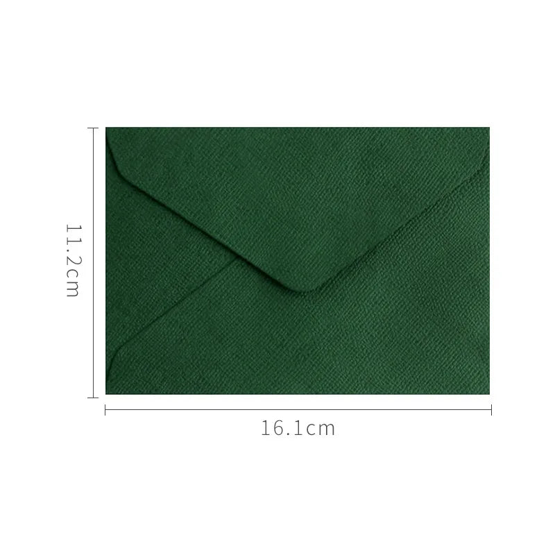 ELMAS 10pcs Window Envelopes for DIY Gift Packaging - Al Masam Stationery LLC
