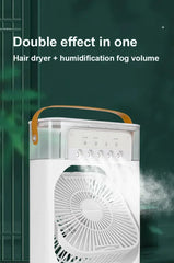 ELMAS New 3 In 1 Portable Humidifier Fan For Home - Al Masam Stationery LLC