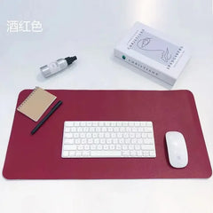 ELMAS Dual-Sided Waterproof PU Leather Mouse Pad