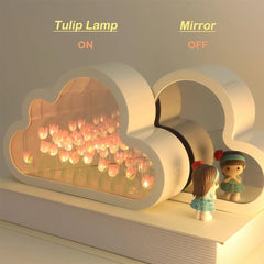 ELMAS Creative Clouds Tulip LED Night Light Table Lamp - Al Masam Stationery LLC