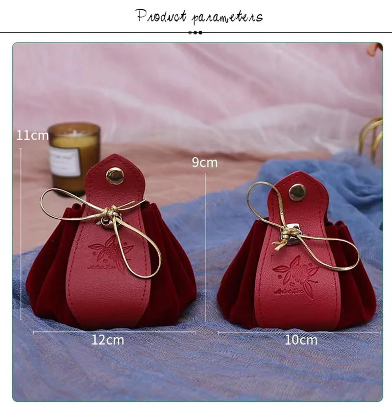 ELMAS Luxury Leather Wedding Candy Packaging Bag Supplies - Al Masam Stationery LLC