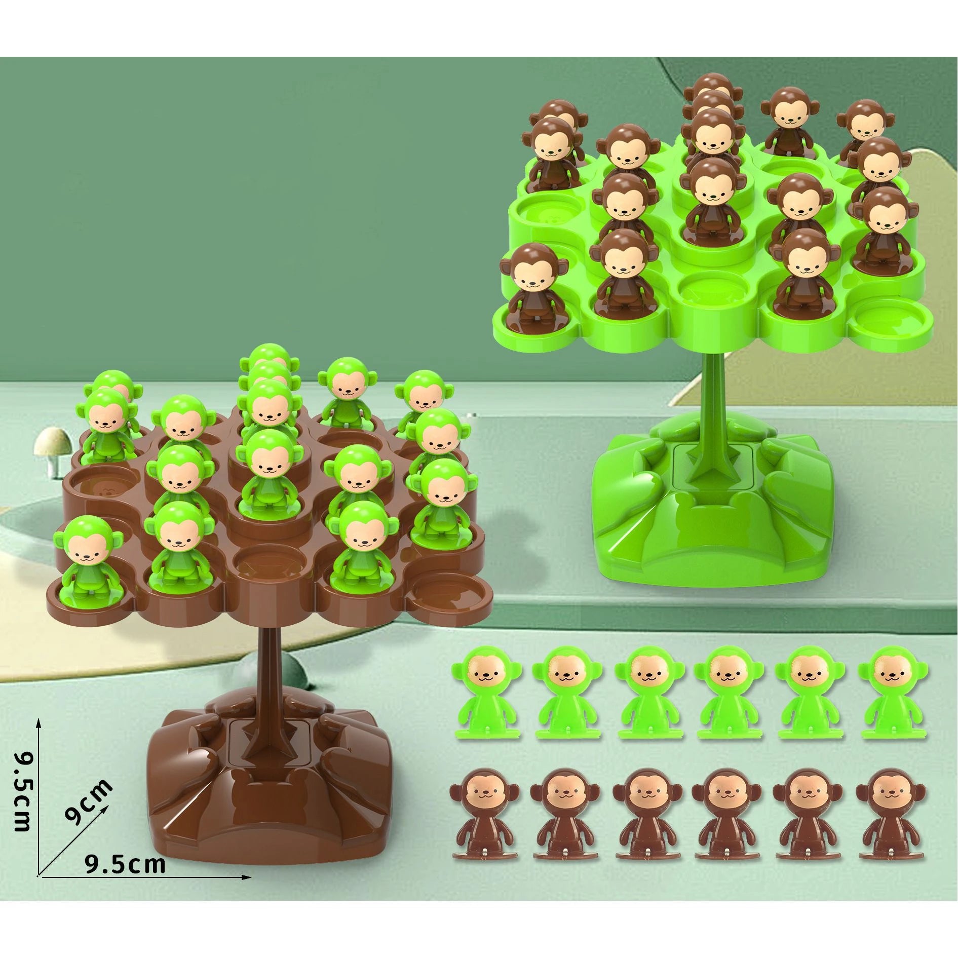 ELMAS: Monkey Balance Tree Interactive Children's Game - Al Masam Stationery LLC