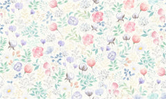 ELMAS Customized Wallpaper Mural Watercolor Flowers - Al Masam Stationery LLC