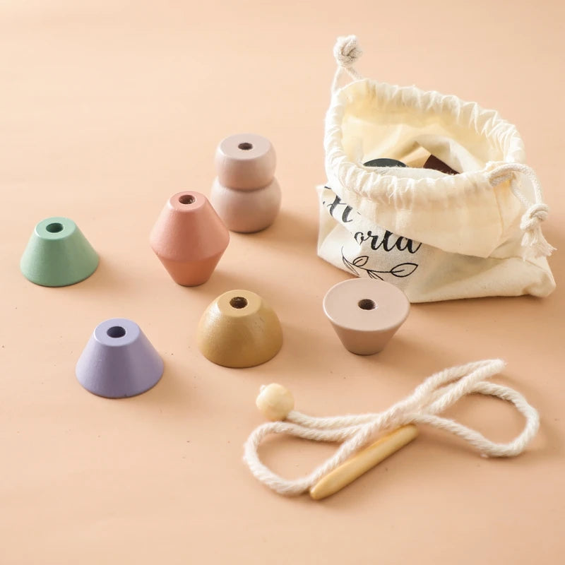 ELMAS Montessori Animal Threading Toys for Kids Gift - Al Masam Stationery LLC