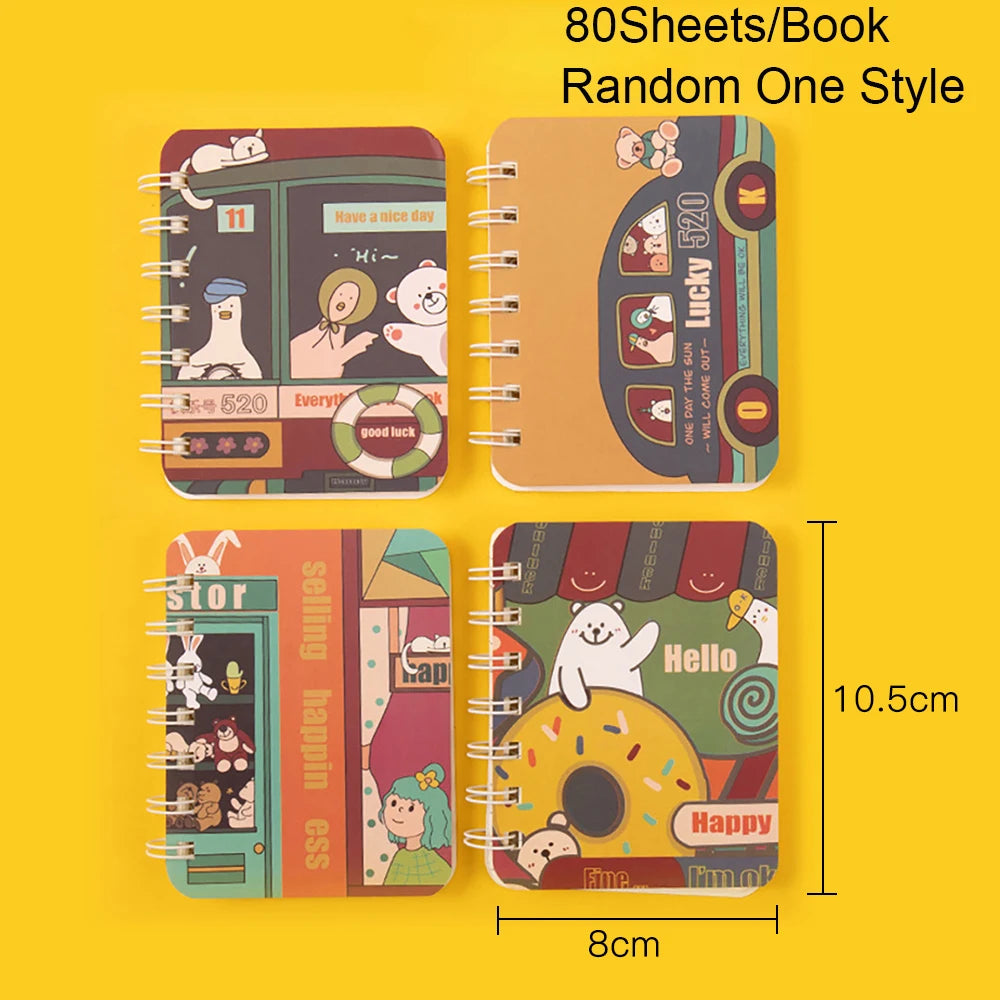 ELMAS Cartoon A7 Mini Notebook Diary for Students - Al Masam Stationery LLC