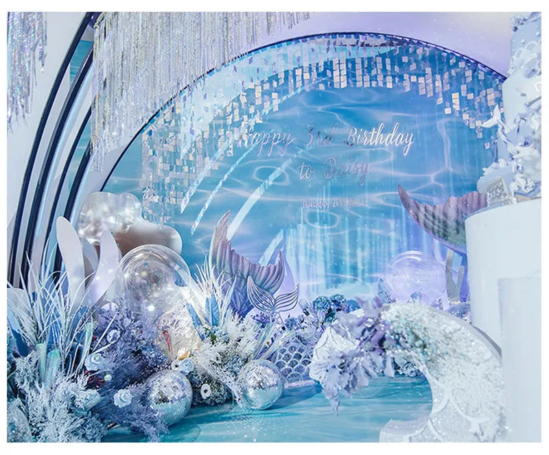 ELMAS Gold Sequins Party Glitter Curtain Backdrop 50/100 Pcs - Al Masam Stationery LLC