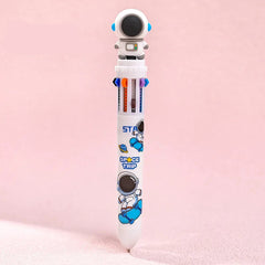 ELMAS Colorful Cartoon Astronaut Ballpoint Pens Set