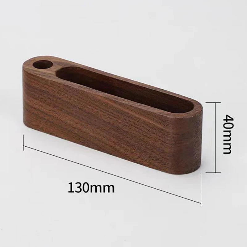 ELMAS Wooden Business Card Holder with Pen & Memo Stand - Al Masam Stationery LLC