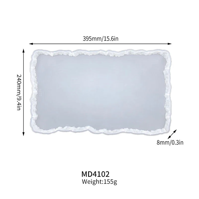 ELMAS Three-Layer Silicone Crystal Mold for Resin Art Decor - Al Masam Stationery LLC