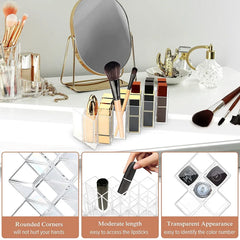 ELMAS 16 Grids Lipstick Storage Box Makeup Organizer - Al Masam Stationery LLC