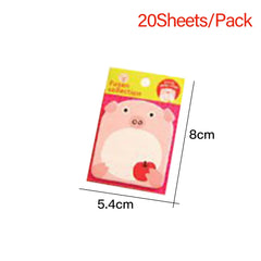 1Pcs 20Sheets Sticker Cute Kawaii Animal Sticky Notes Notepad Self Adhesive Memo Pads Bookmark Office School Supply Stationery