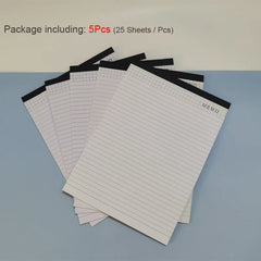 ELMAS 5Pcs Tearable A4 Memo Pad for Meetings & Notes