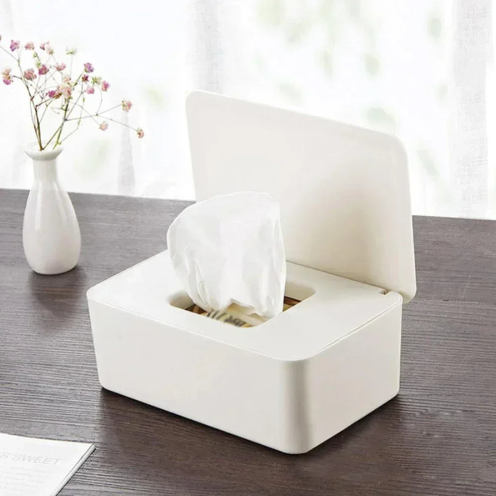 ELMAS Elegant Dustproof Wet Tissue Holder for Home & Car - Al Masam Stationery LLC