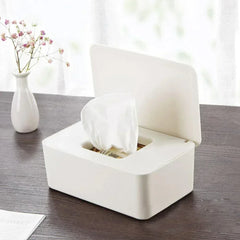 ELMAS Elegant Dustproof Wet Tissue Holder for Home & Car