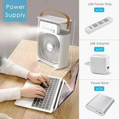 ELMAS Portable 3 In 1 Air Conditioner Cooler Humidifier - Al Masam Stationery LLC