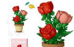 ELMAS DIY Flower Building Blocks - Creative Potted Decor