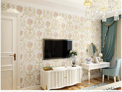 ELMAS Floral Wallpaper Self-Adhesive Warm Girl Room Decor - Al Masam Stationery LLC