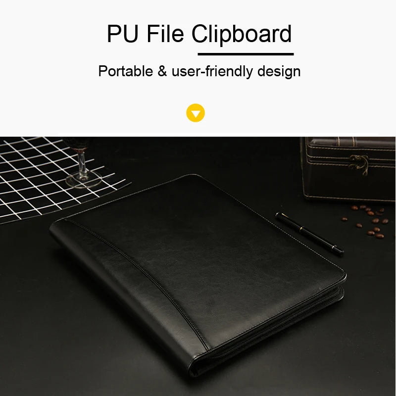 ELMAS Premium PU A4 Business Folder & Organizer - Al Masam Stationery LLC