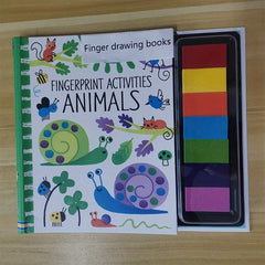 ELMAS Creative Fingerprinting & Stamping Art Book