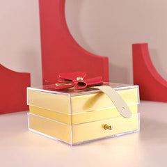 ELMAS Acrylic Gift Box Tetragonal Candy Boxes For Events - Al Masam Stationery LLC