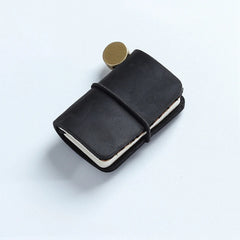 ELMAS Retro Cowhide Mini Notebook Pendant for Gifts