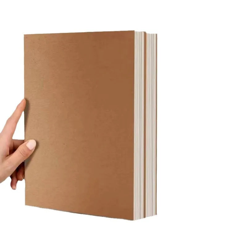 ELMAS A5 Thick Kraft Paper Notebook for Postgraduate Exams - Al Masam Stationery LLC