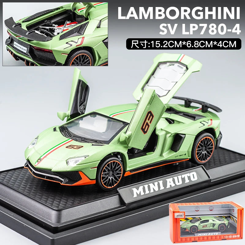 ELMAS 1:32 Lamborghini Aventador SVJ Diecast Model Car - Al Masam Stationery LLC
