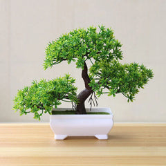 ELMAS Lifelike Artificial Bonsai Tree for Home & Garden Decor