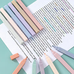 ELMAS Kawaii Double-Ended Pastel Highlighter Set