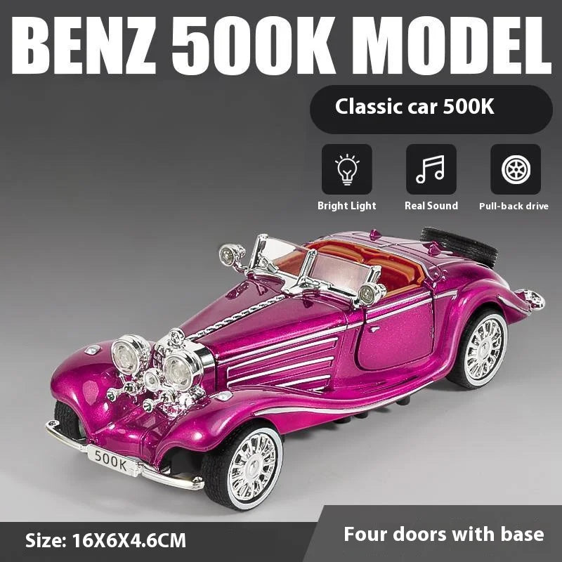 ELMAS 1:32 Mercedes Benz 500K 1936 Diecast Model Car - Al Masam Stationery LLC