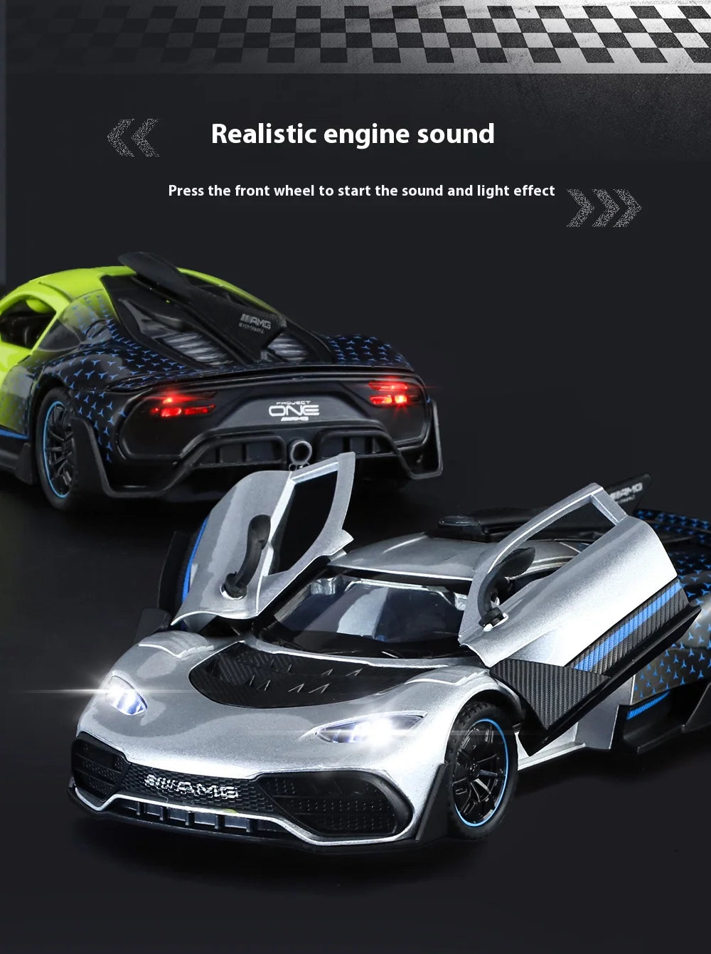 ELMAS 1:32 Mercedes Benz AMG ONE Die Cast Model Car - Al Masam Stationery LLC