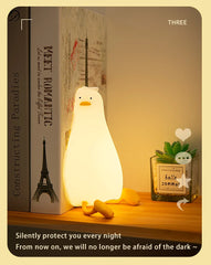 ELMAS Adorable Duck Night Light - Rechargeable & Safe