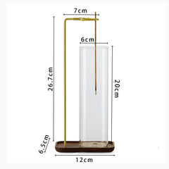 2 in 1 Incense Holder for Sticks Anti-Ash Flying Incense Burne with Removable Glass Ash Catcher and Incense Sticks Organizer