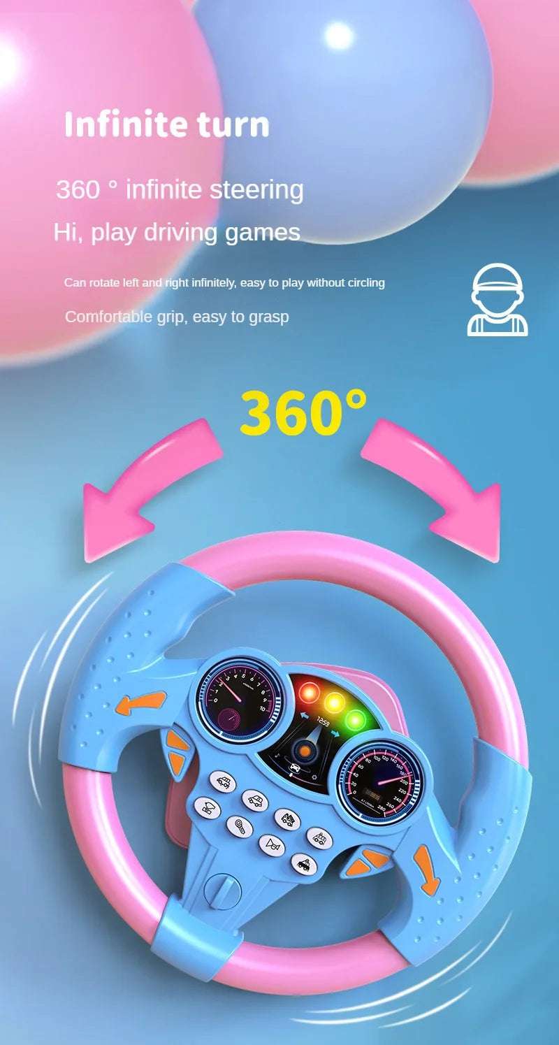 ELMAS Infant Shining Steering Wheel Toys for Kids - Al Masam Stationery LLC