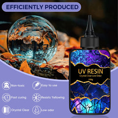 ELMAS Crystal Clear Fast Cure UV Resin for Jewelry Making