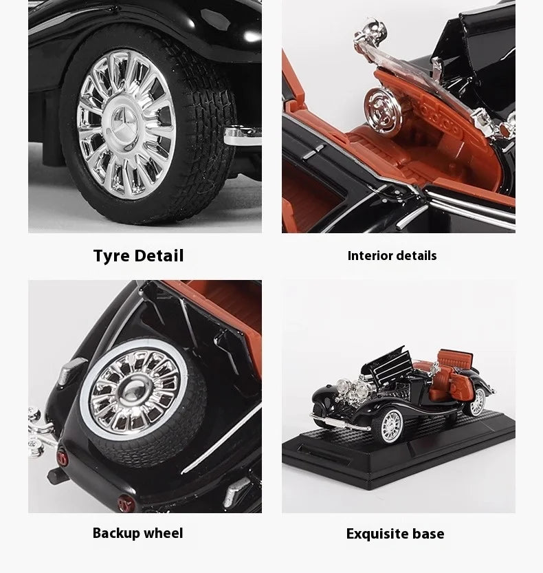 ELMAS 1:32 Mercedes Benz 500K 1936 Diecast Model Car - Al Masam Stationery LLC