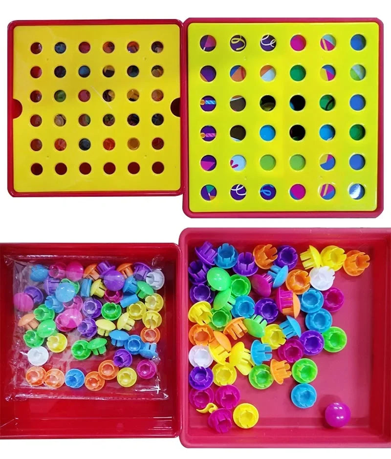 ELMAS New Mushroom Nail DIY Creative Montessori Toy - Al Masam Stationery LLC