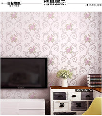 ELMAS Floral Wallpaper Self-Adhesive Warm Girl Room Decor - Al Masam Stationery LLC