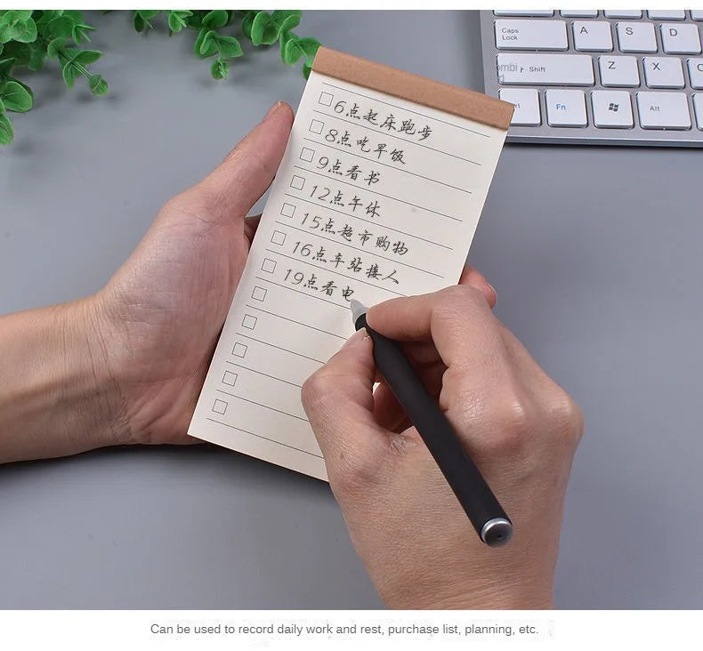 ELMAS Creative Kraft Paper 3PCs Tearable Notepad - Al Masam Stationery LLC